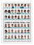 Affiche 50 x 70 cm -  Legends of Argentina Football team - Olivier Bourdereau