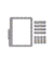 Cadre de broderie magnétique 300 x 180 mm - MF300 - Brother Gris