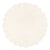 Papier dentellé rond, 21,5cm 15pces, crème
