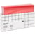 Set de cartes et enveloppes a paillettes – rouge mat - Rico Design - Rose
