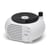 Enceinte Bluetooth Rétro Vinyle Sans Fil Son Surround Puissant Vert Noir + Blanc YONIS