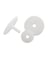 Lot d'Articulations en Plastique 45mm pour Poupées - Donnez de la Mobilité à Vos Créations - Trimits 55 Cm blanc