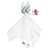 Doudou lapin attache tétine en gaze de coton, Safari