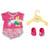 Combinaison de bain avec chaussure rose baby born - habit rose poupée 39-46 cm - vêtement - zapf création