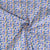 Tissu Coton imprimé Arty Otma Bleu et Vert sur fond Blanc
