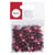 Perles en bois, mates 8mm ø, Teintes rouges, 65 pces