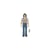 Bon Scott - Figurine ReAction Bon Scott Leopard Print 10 cm - Super7