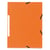 Chemise à élastiques 3 rabats carte marbrée recyclée 355g/m2 - A4 - Orange - x 50 - Exacompta