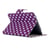 Housse Universelle Tablette Tactile 7 Pouces Violet À Pois Blancs Rabat Pression