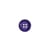 Bouton clown violet 38mm