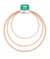 Lot de 3 anneaux en Bambou - Grundl Marron