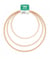 Lot de 3 anneaux en Bambou - Grundl Marron