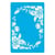 Pochoir plastique souple réutilisable 18,5 x 14,5 cm Fabrika Decoru COIN DE FLEURS 312