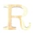 Lettre R - 19 cm - bois - Artemio