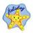 Ecusson thermocollant étoile de mer Holiday 5x4.5cm