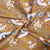 Tissu Jacquard d'ameublement tissé teint Grues sur fond Or