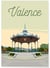 Affiche ville Valence | A3 : 29,7x42cm