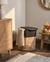 Corbeille Coton Noir/beige SILOPI - Beliani