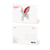 CARTE POSTALE PEGASE ROSE BLANC