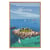 Tableau mural encadré illustration île de Chausey 65x97 cm