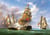 Puzzle 3000 pièces - Navires : La bataille de Trafalgar - Castorland