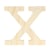 Lettre X - 11.5 cm - bois - Artemio