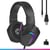 Casque Gamer LED pour PS5/PS4/Switch/Xbox/PC - Oniverse - Micro et Haut-parleurs 50mm - Meteor Noir