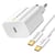 Mayaxess Chargeur Secteur 20W + Câble USB-C 1m pour Google Pixel 10 / 10 Pro / 10 Pro XL / 10 Pro Fold Blanc