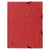 Chemise à élastique 3 rabats carte lustrée 355gm2 - A4 - Rouge - x 25 - Exacompta