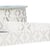 Disquette 25m galon jacquard géométrique 26mm Blanc/argent