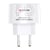 Skross Adaptateur Chargeur Voyage USB et USB-C 65W Power Delivery Europe Blanc
