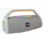 Enceinte Bluetooth Portable Sans Fil Avec Microphones Et Lumières LED Gris YONIS