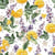Lot de 4 serviettes en papier découpage collage 33 cm FRUIT ORANGE LAVANDE