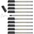 Lot de 10 feutres fins - EDDING - Noir - Pointe ronde fine 0,6 mm