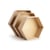Graine Créative - Etagères Hexagonales en bois gigognes (x3)