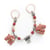 Chaîne de landau crochet Fanto rose fleuri