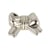 Bouton mini noeud 15mm argent