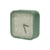 Nedis Réveil de Table Analogique Mouvement d'Horloge Silencieux avec Fonction Snooze Vert