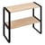 Étagère à 2 niveaux en bois BLACKWOOD - Beige