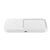 Samsung Chargeur sans fil 15W Qi 2 Zones pour Smartphone/G Watch Recharge Rapide Blanc