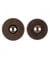 Fermoirs magnétiques ronds 2 trous - Prym Laiton Antique marron