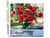 Peinture par Numéro Figured'Art - Bouquet de Fleurs Rouge - Kit de Loisir Créatif DIY Numéro d'Art Complet - 40x50cm sans châssis en bois