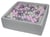 Piscine à balles pour enfant, 90x90 cm, Aire de jeu + 450 balles perle, rose clair, gris - Velinda
