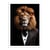 Affiche 50x70 cm - Lion Wild Suits - Philippe Hugonnard