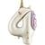 Ballon Aluminium Géant Licorne Chiffre 4 - 93 cm