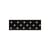 Disquette 25m ruban double face à pois noir 15mm