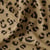 Tissu Toile de Coton Canvas Léopard sur fond Camel - Au mètre
