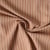 Tissu Polycoton Victor rayures Blanches 5mm sur fond Beige nougat - Au mètre
