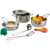 Ensemble de batterie de cuisine en metal + ustensile + 5 accessoires - jeu imitation dinette 11 pieces - kidkraft