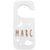 Accroche-porte personnalisable - Nuit blanc